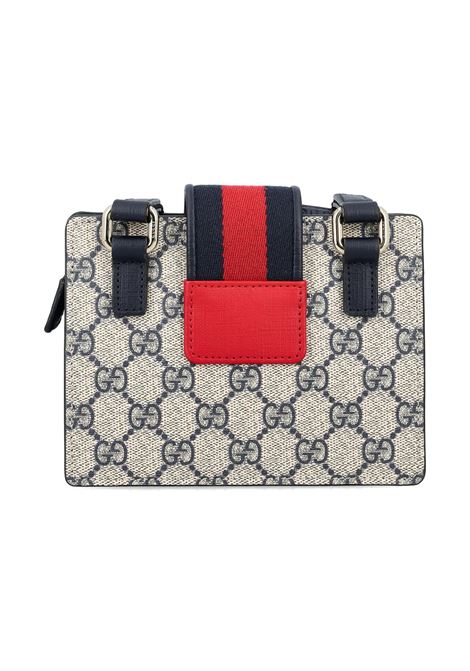 Borsa a Mano In Tessuto GG Con Cuore GUCCI KIDS | 793830-KAAAP9774